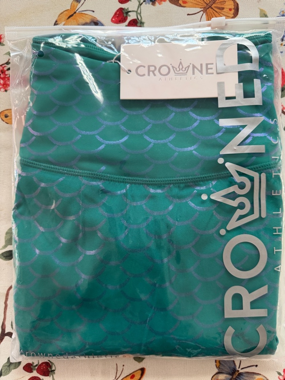 CROWNED ATHLETICS NWT Mermaid Princess Skort